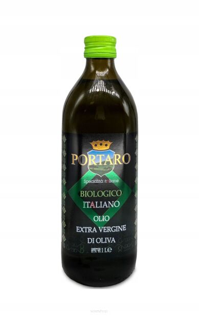 Oliwa z oliwek extra virgin organiczna BIO 100% Włoska - Portaro - 1l